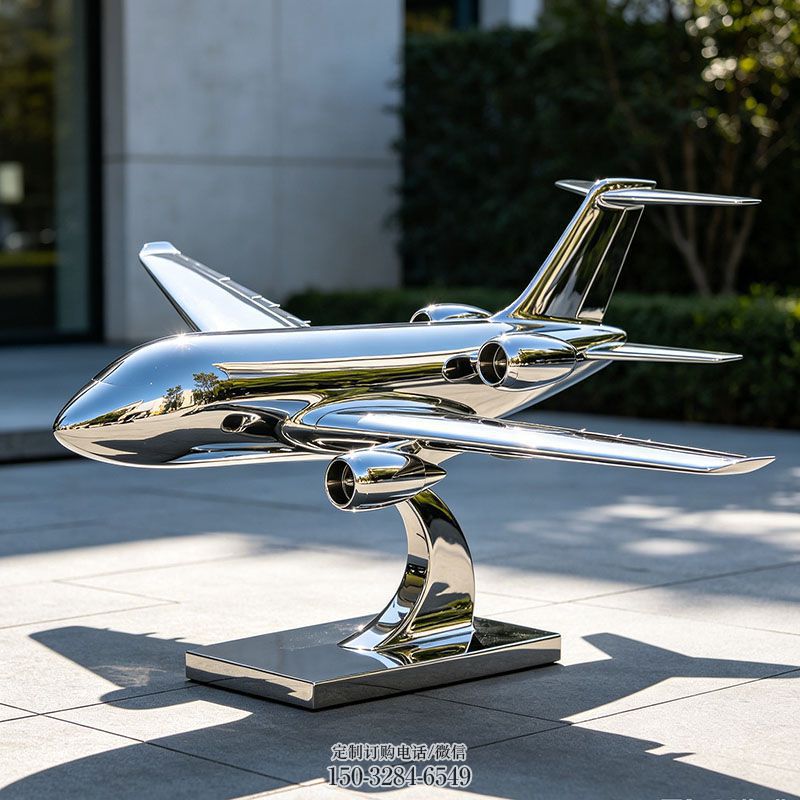 中式工艺标准-园林成品-飞机雕塑主题