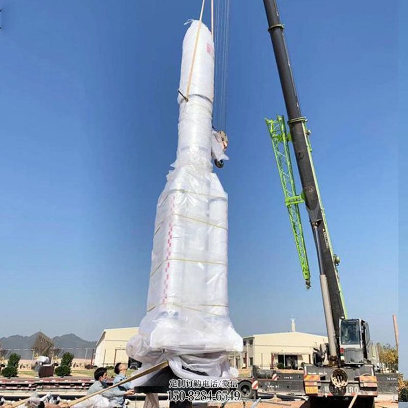 公园火箭雕塑 户外景观摆件 抽象雕塑