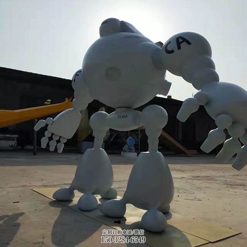 花园小品优选-室外案例-园林艺术太空人雕塑
